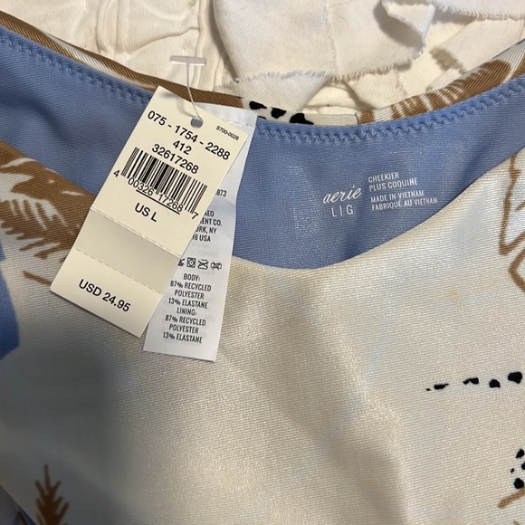 NEW W TAG!! AERIE CHEEKY BIKINI BOTTOM - Picture 2 of 3